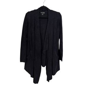 Barefoot Dreams Cardigan Womens L/XL Gray CozyChic Lite Island Wrap Open Front
